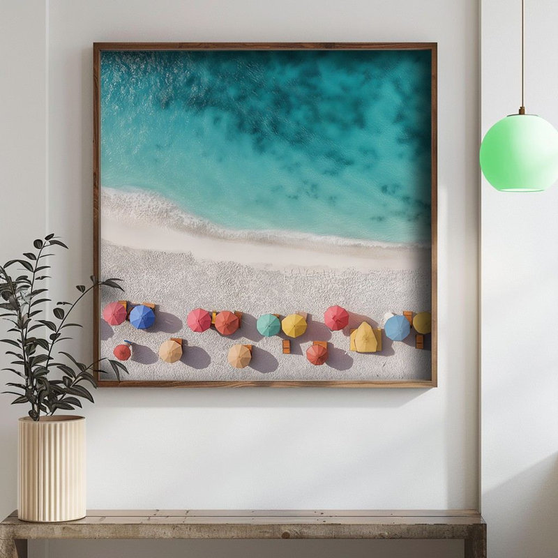 Peinture décorative en panneau de fibres à densité moyenne, 27.56" H x 27.56" W
