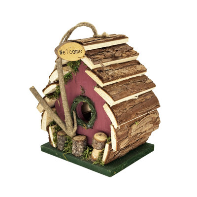 Maison d'oiseaux rustique