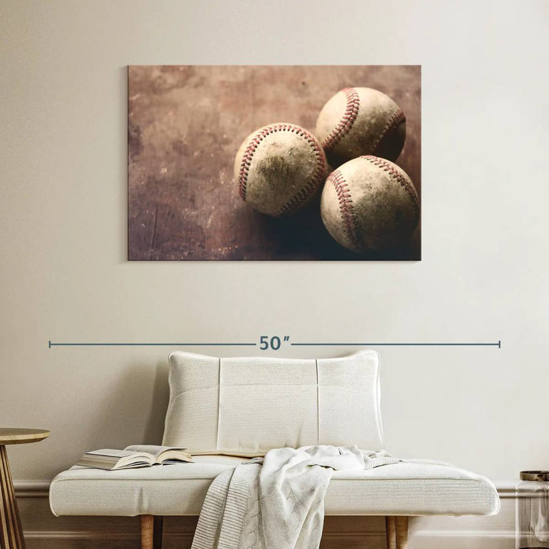 Sireci Baseball Trio, 26" H x 39" W