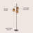 Isla 70.75" 3-Light Mid-Century Bohemian Metal/Rope LED Floor Lamp