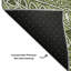 Tapis vert Cerrito lavable à la machine de qualité supérieure-105688914
