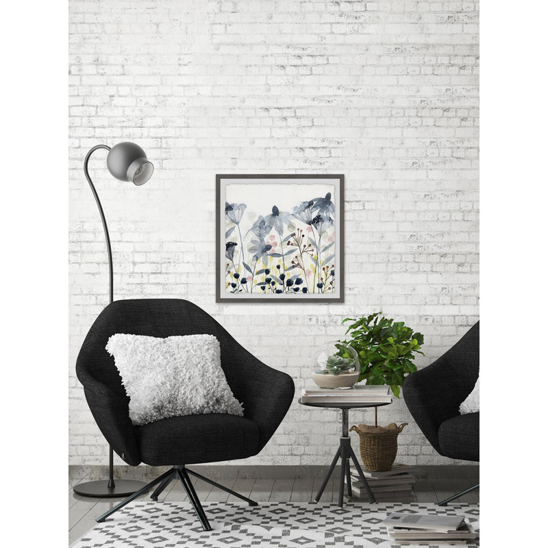 « layered jardins ii », impression encadrée, H 18 po x l 18 po x P 1,5 po