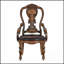 Ensemble repas 9 pièces avec rallonge, fauteuils et chaises d'appoint Lavish Style