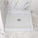DeerValley 35" L x 35" W Square Shower Base Pan Single Threshold White Acrylic Center Drain, Non-slip Design