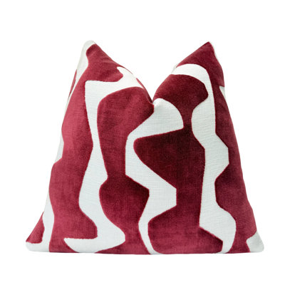 Housse de coussin en velours Abstract