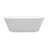 Virgo 63'' x 33.44'' Freestanding Soaking Acrylic Bathtub