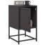 Aujah 36cm W Steel Bedside Table-536426984
