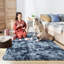 Tapis à poil long Antonije Tie Dye-423071880-463322779