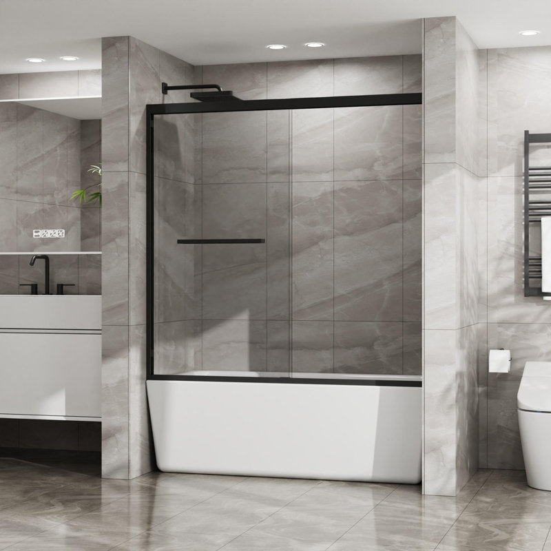 Aluminum Framed Tub Door
