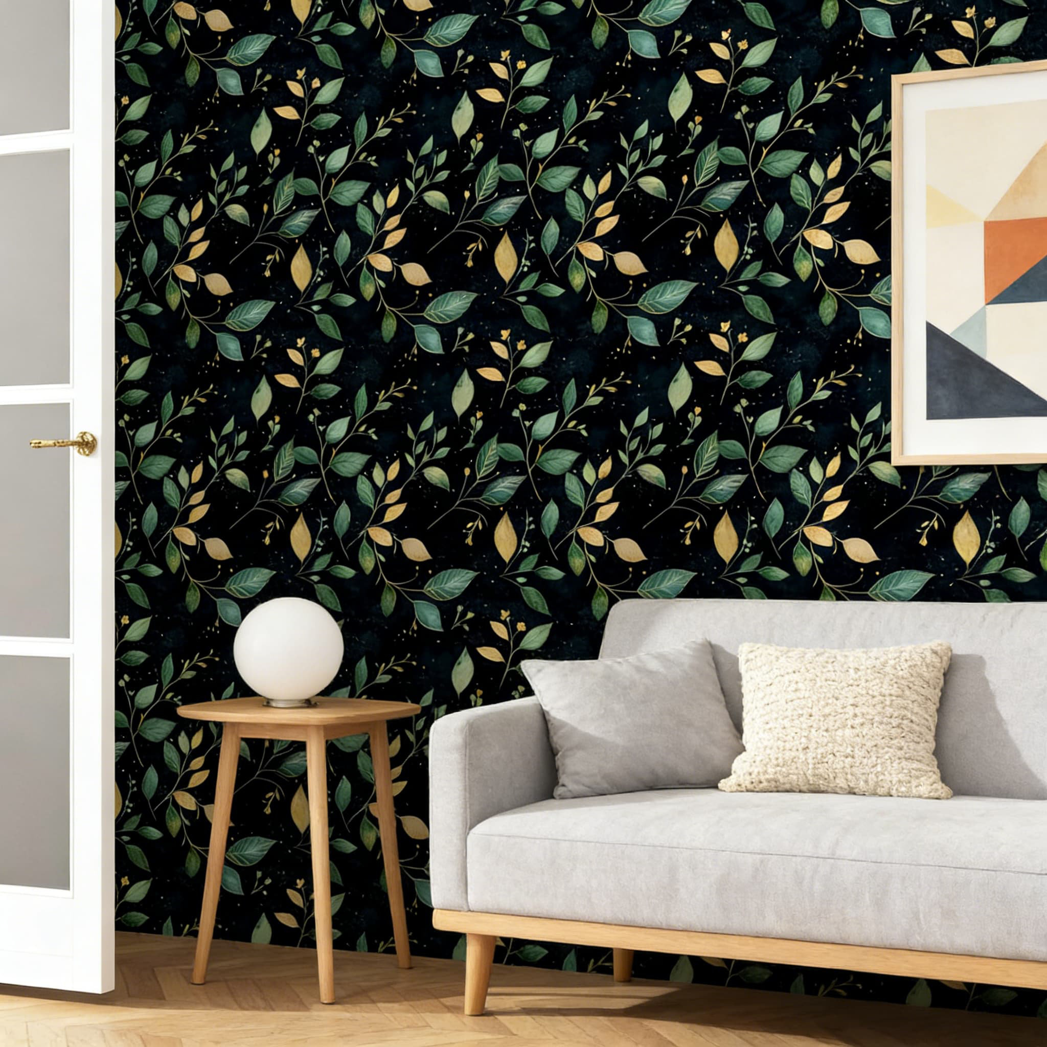 Red Barrel Studio® Vintage Botanical Peel And Stick Wallpaper - Self ...