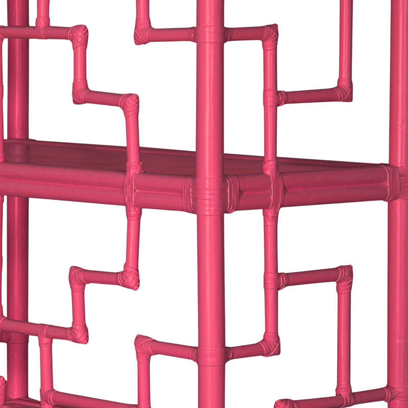 Tibet Bookcase, Hot Pink