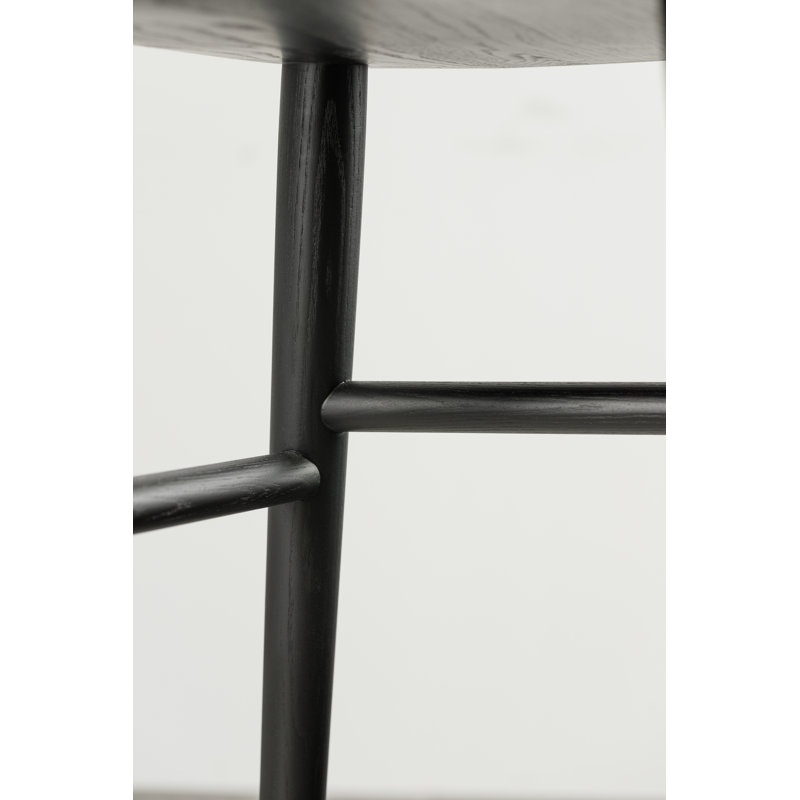 Alma Bar Chair, Counter Stool (25” Seat Height), Matte Black