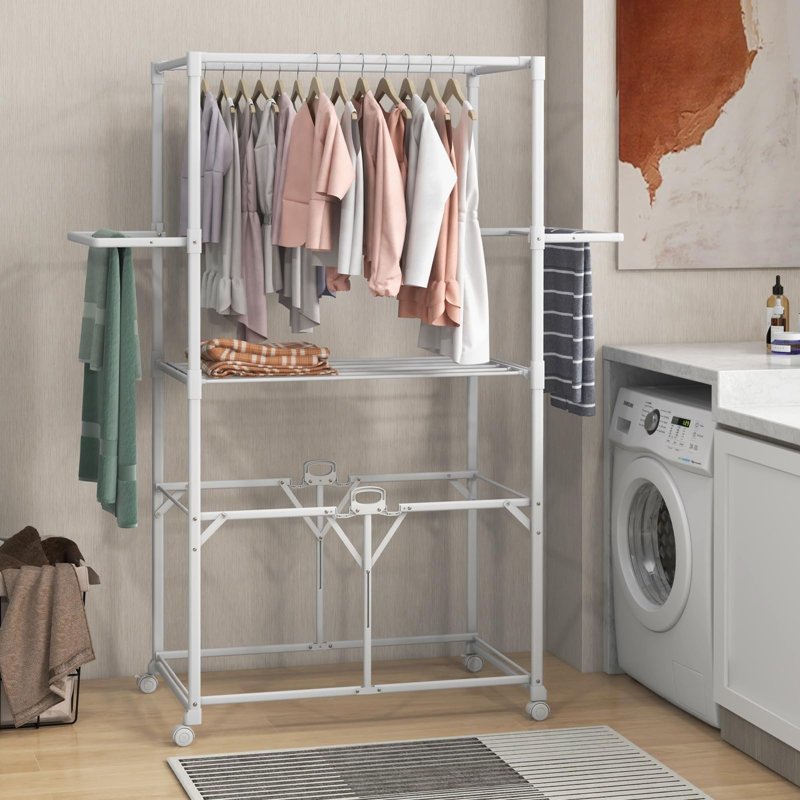 Freestanding Laundry Rack Clothes Horse for Indoor Outdoor