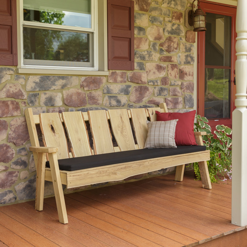 Banc de jardin en bois Lucille Timberland, Brut