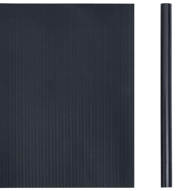 Cheatum Vinyl Yard/Privacy Fence, Black