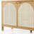Rattan Weave Arch Five Legged Buffet Table