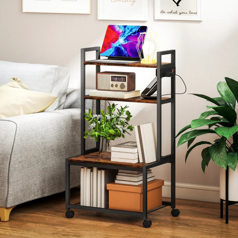 100cm H x 55cm W Printer Stand with Wheels