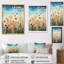 Plants Field Pointillism Dot II - impressions murales florales-170251584-170251596
