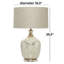 Lampe de table en verre Donagh