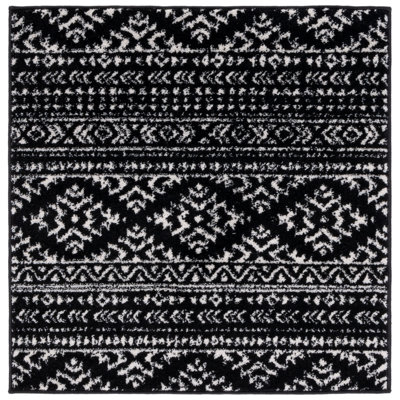 Cobos Geometric Black/Ivory Area Rug