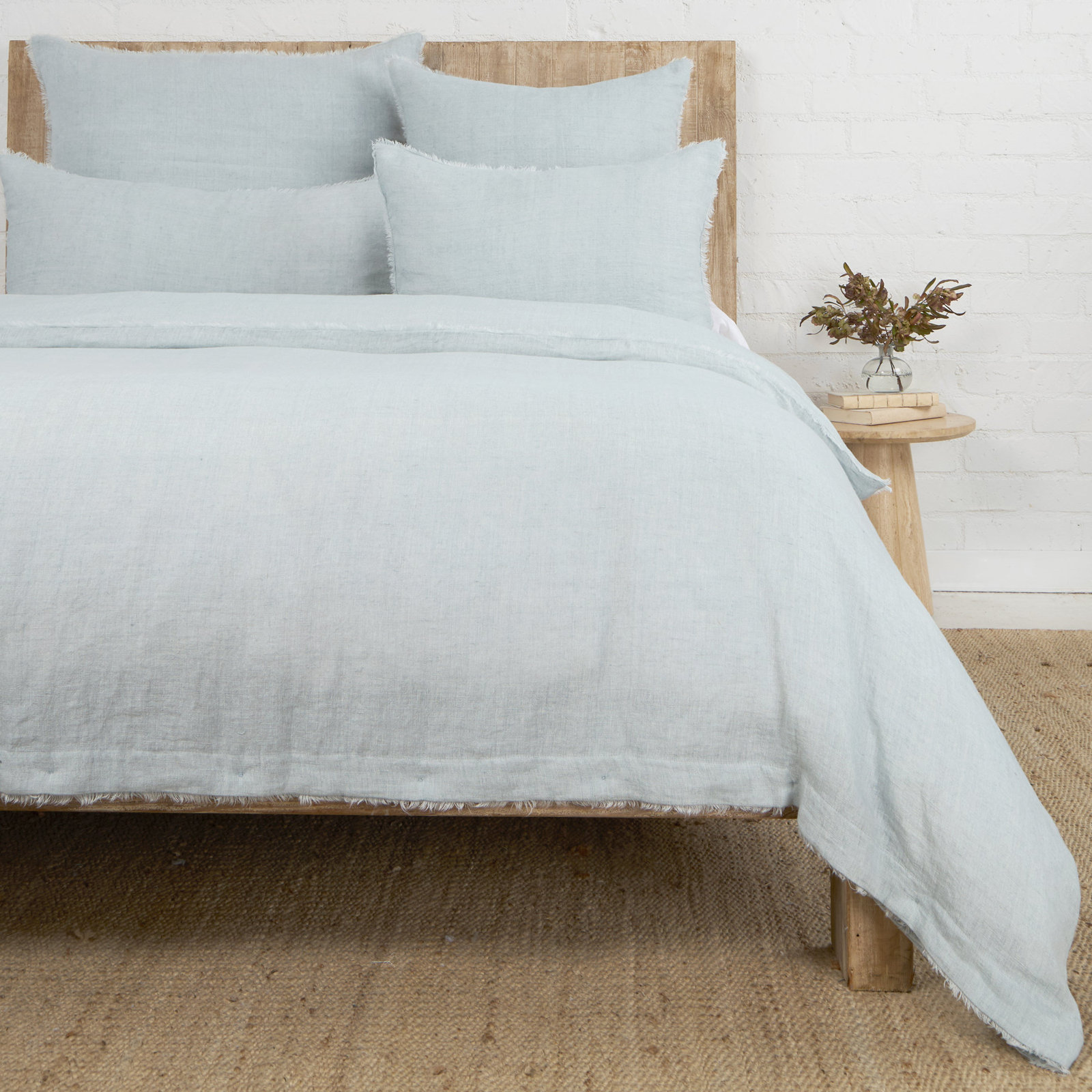 Hunter Pillow Sham, Light Blue, King