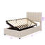 Lit simple avec rangement à levage hydraulique latéral-559835284