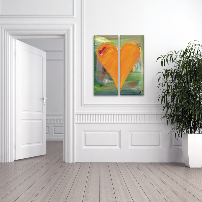 Alexia par Zane - ensemble de 2 reproductions d'art sur toiles tendues, H 30 po x l 24 po x P 1,5 po