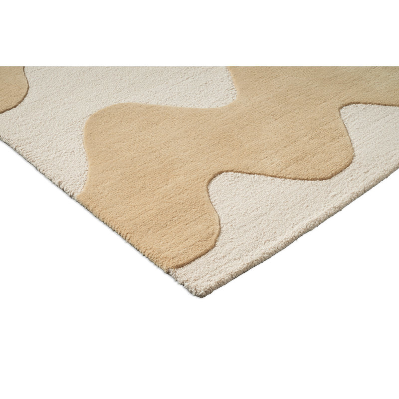 Lokki Black | 133905, Butter, Rectangle 5'7" x 7'10"