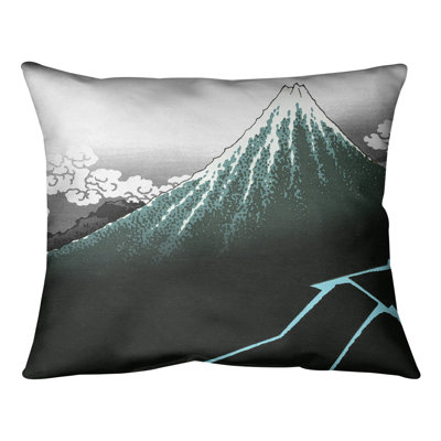 Coussin lombaire katsushika hokusai, au-dessous du summit