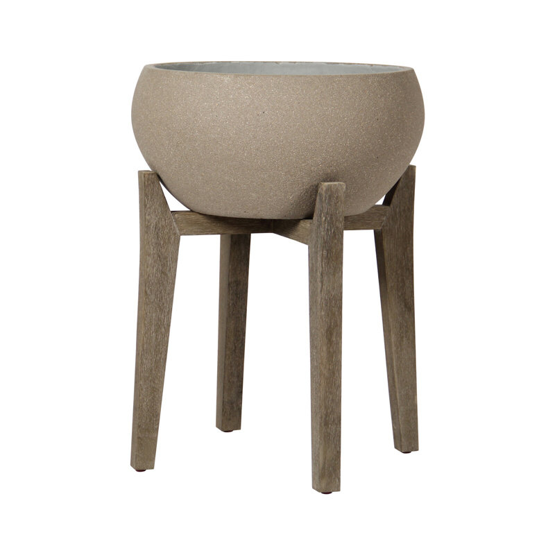 Pot à fleurs Vandalia, H 21,1 po x l 18,5 po x P 18,5 po