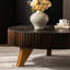 35.4" Coffee Table. Solid Wood Legs & Surface. Retro Style For Home. Versatile Function. Offered 35.4", Built With Fine . For Office Decor. Protected-824500897