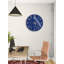 Horloge murale bleue en verre trempé géométrique, horloge d'art moderne, décoration murale élégante, maison et bureau-1689133079-1689133075