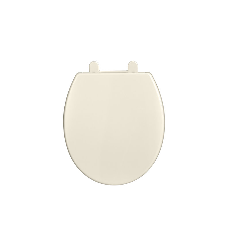 Telescoping Round Toilet Seat and Lid, Linen