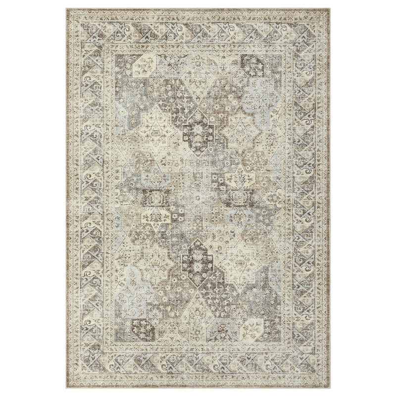 Tapis lavable petit tapis de chambre de bébé Boho, Rectangle 8 pi x 10 pi