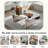 Luxury Rectangular Mirror Coffee Table With Fluted Tempered Glass And Rounded Edges