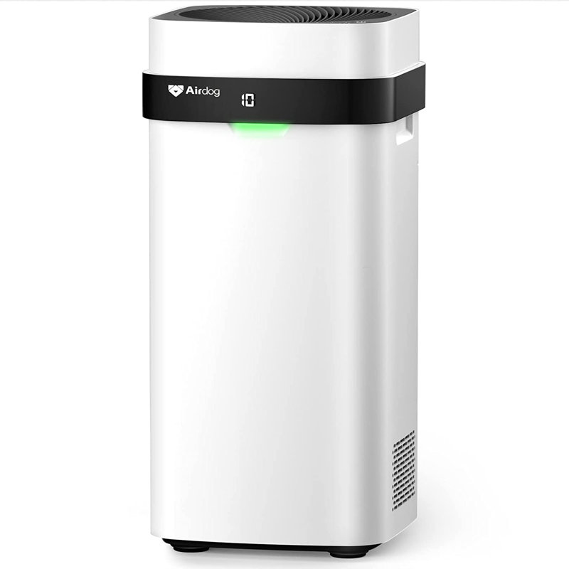 White Ionic Air Purifier with HEPA and Odor Absorbing Filter