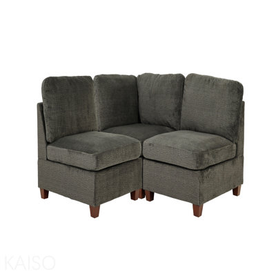 Ensemble modulaire - 3 pièces en gris