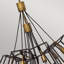 Poulan 13 - Light Bronze Cluster Pendant