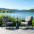 All-Weather Wicker Patio Chair with Cushions