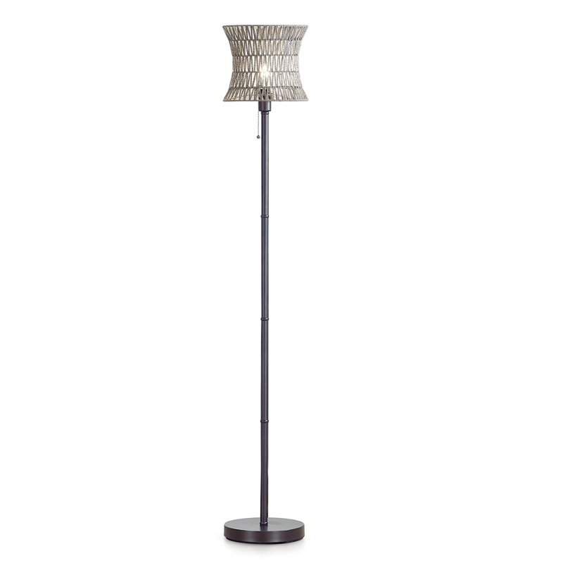 Rahish 68'' Traditional Floor Lamp, Dark Bronze