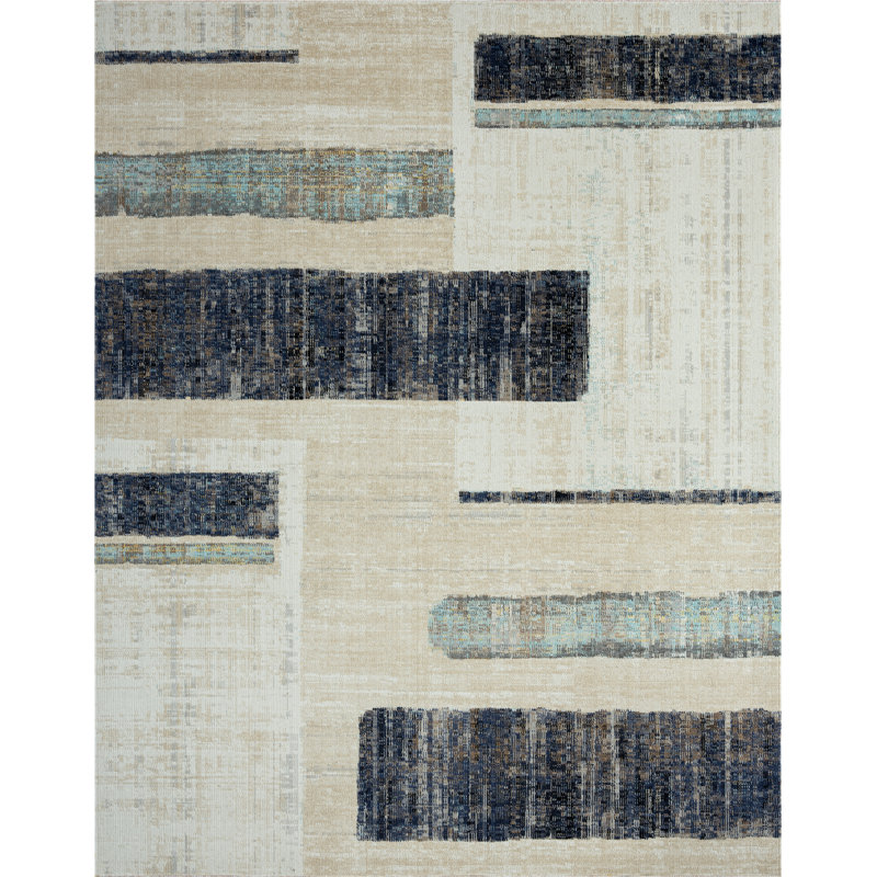 Geometric Indoor / Outdoor Rug, Rectangle 2' x 3'