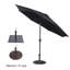 Parasol Shealin 120 avec contrepoids inclus-98644843