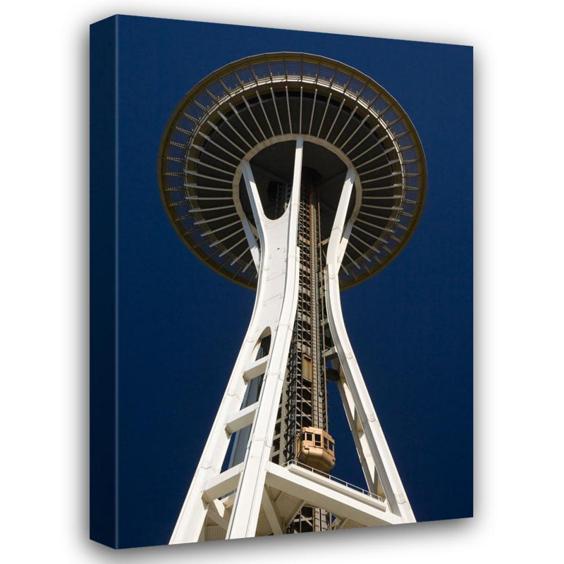 Space Needle à Seattle, H 18 po x l 12 po