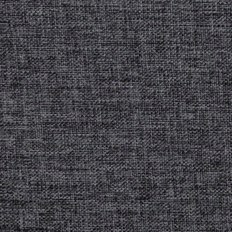 Chaise d'appoint rembourrée classique en tissu 1pc, Gris
