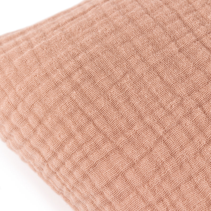 Square Cushion, Pink Clay