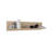 Modern Wall Shelf, Oak, 47.2 x 9.8 x 7.9 Inches | 100% Melamine Coated Particle Board, Easy Wall Mounting | Scandinavian Design, Stylish Storage Solution for Living Room, Office & Home Decor-641155417