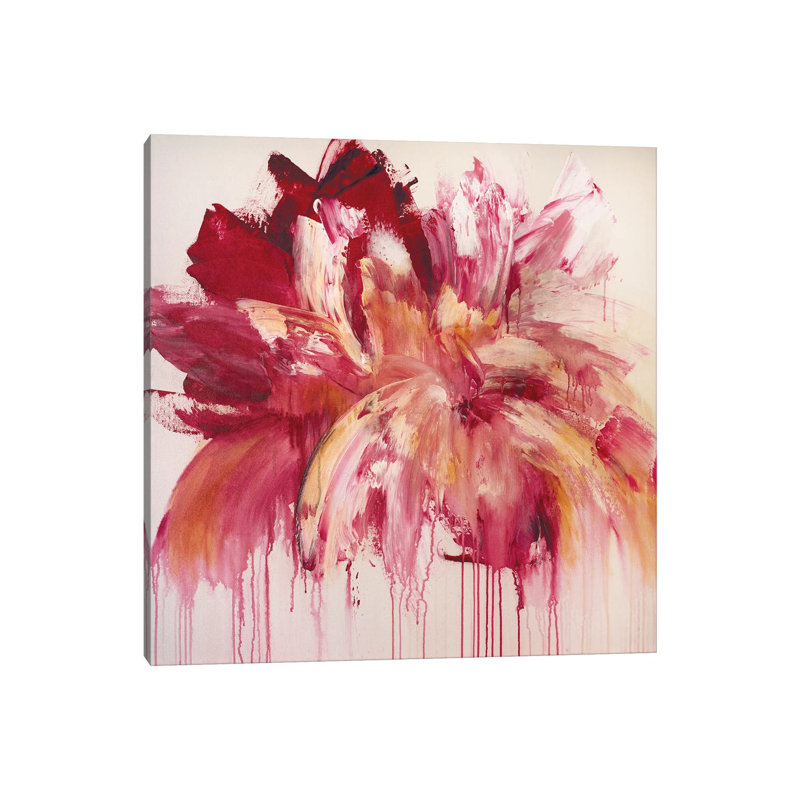 Pink Rhapsody by Jude Remedios - Painting on Canvas, Wrapped Canvas, 66.04cm H x 66.04cm W x 3.81cm D