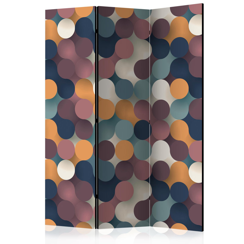 135cm W x 172cm H 3 - Panel One Sided Room Divider Folding Room Divider