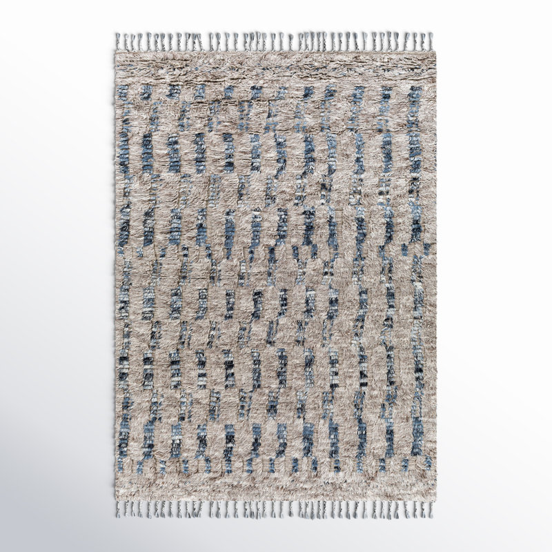 Kenady Handmade Wool Area Rug, Rectangle 2' x 3'