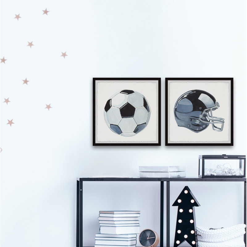 «Ball Games Diptych», art encadré 2 pièces, H 32 po x l 32 po x P 1,5 po